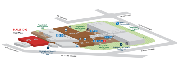 Hallenplan FAFGA | © Congress Messe Innsbruck Hallenplan FAFGA | © Congress Messe Innsbruck